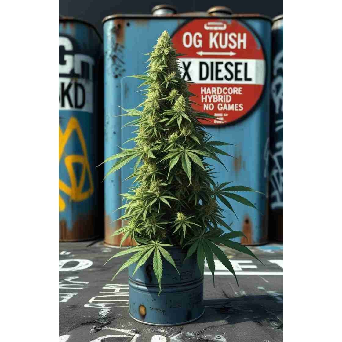 OG Kush X Diesel Feminised Cannabis Seeds