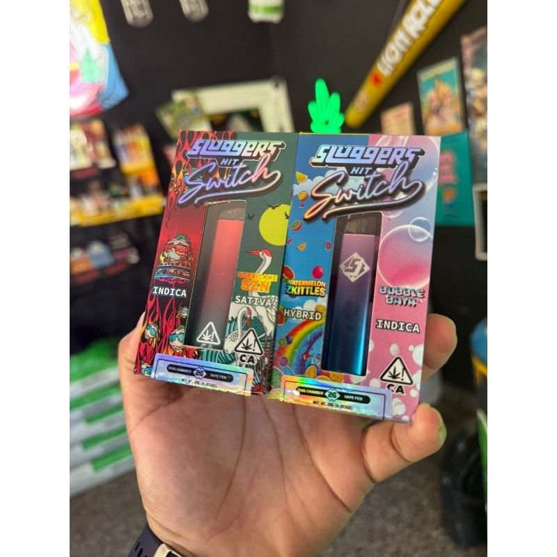 NEW NEW NEW 2ml Sluggers Hit Switch THCP Filled Vape