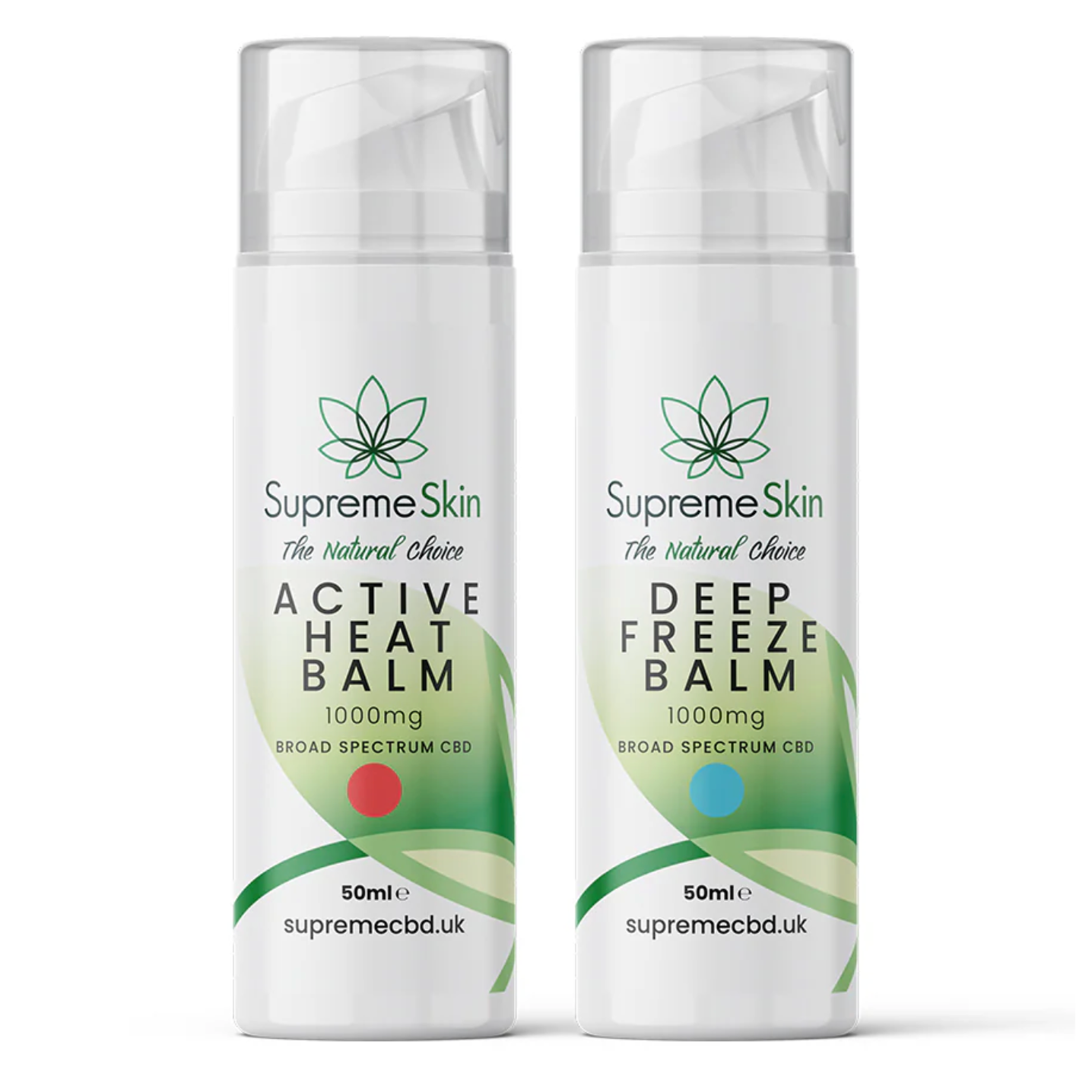 Supreme CBD Intense Workout Bundle (Active Heat 50ml & Deep Freeze 50ml)